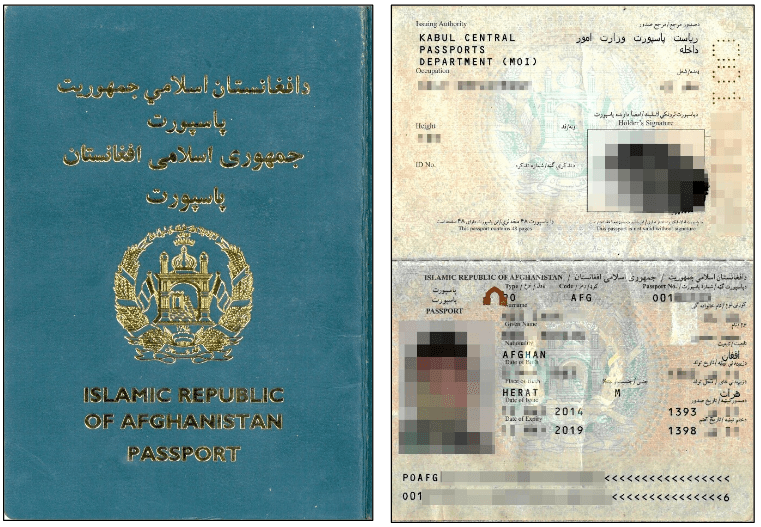 Abbildung, Reisepass