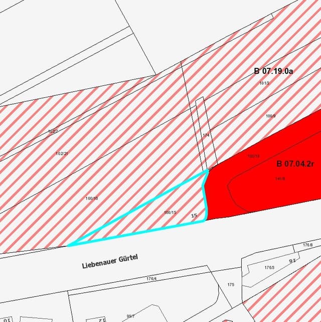 Lage des Grundstückes 1